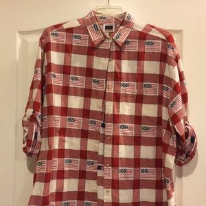 American Flag Flannel